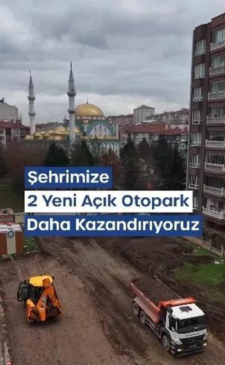 Eskişehirin iki mahallesine ücretsiz otopark geliyor Büyükşehir duyurdu