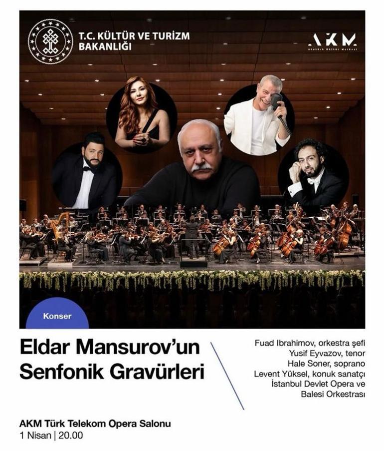 AKM’de senfonik bir gece Eldar Mansurov rüzgarı esecek