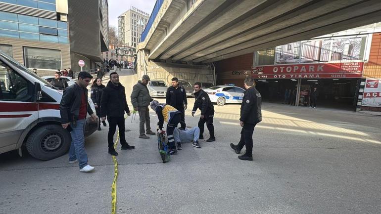 Karabükte köprüde can pazarı: Tutunamayınca yere düştü