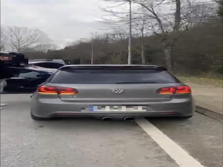 İstanbulda caddeyi böyle kirletti: 30 gün ceza aldı