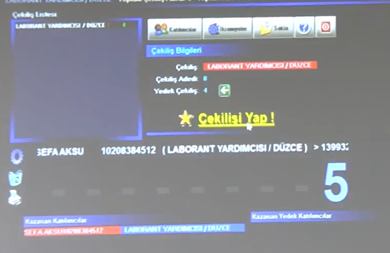 CANLI DSİ KURA ÇEKİMİ İZLE DSİ kura çekimi başladı İsimler tek tek açıklanıyor