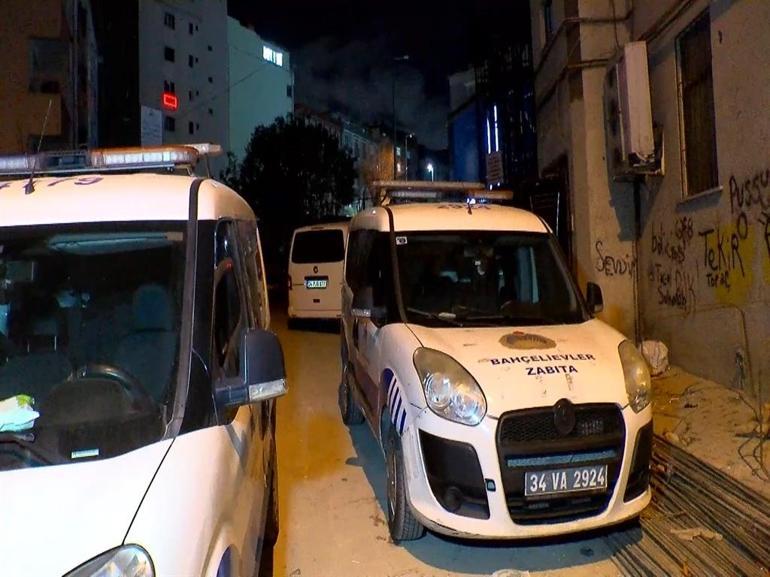 İstanbulda 4 katlı binada panik Kazı sırasında kaydı