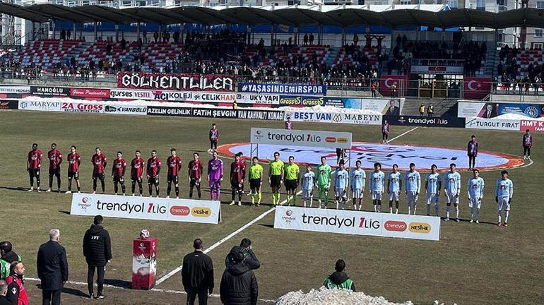 1. Lig takımların 3-5 golle geçtiği ekibi, Vanspor tek golle yenebildi