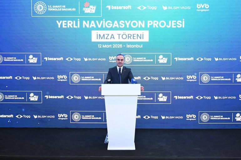 Türkiye’nin “yerli navigasyonu” için imzalar atıldı Sanayi ve Teknoloji Bakanı Kacır: Dışa bağımlılığı azaltan bir hamle niteliğinde