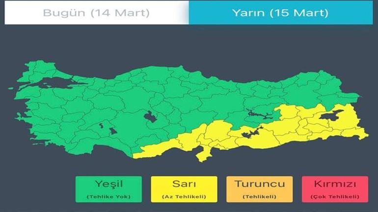 İçişleri Bakanlığından sarı kodlu uyarı İlleri tek tek sıraladı: Bu gece yarısı başlıyor