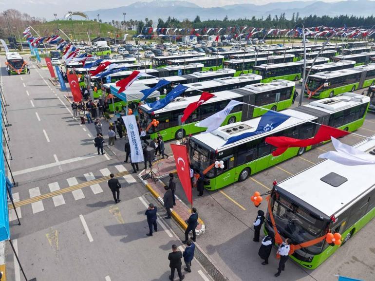 Kocaelide ulaşım hamlesi 123 otobüsle resmen devreye alındı