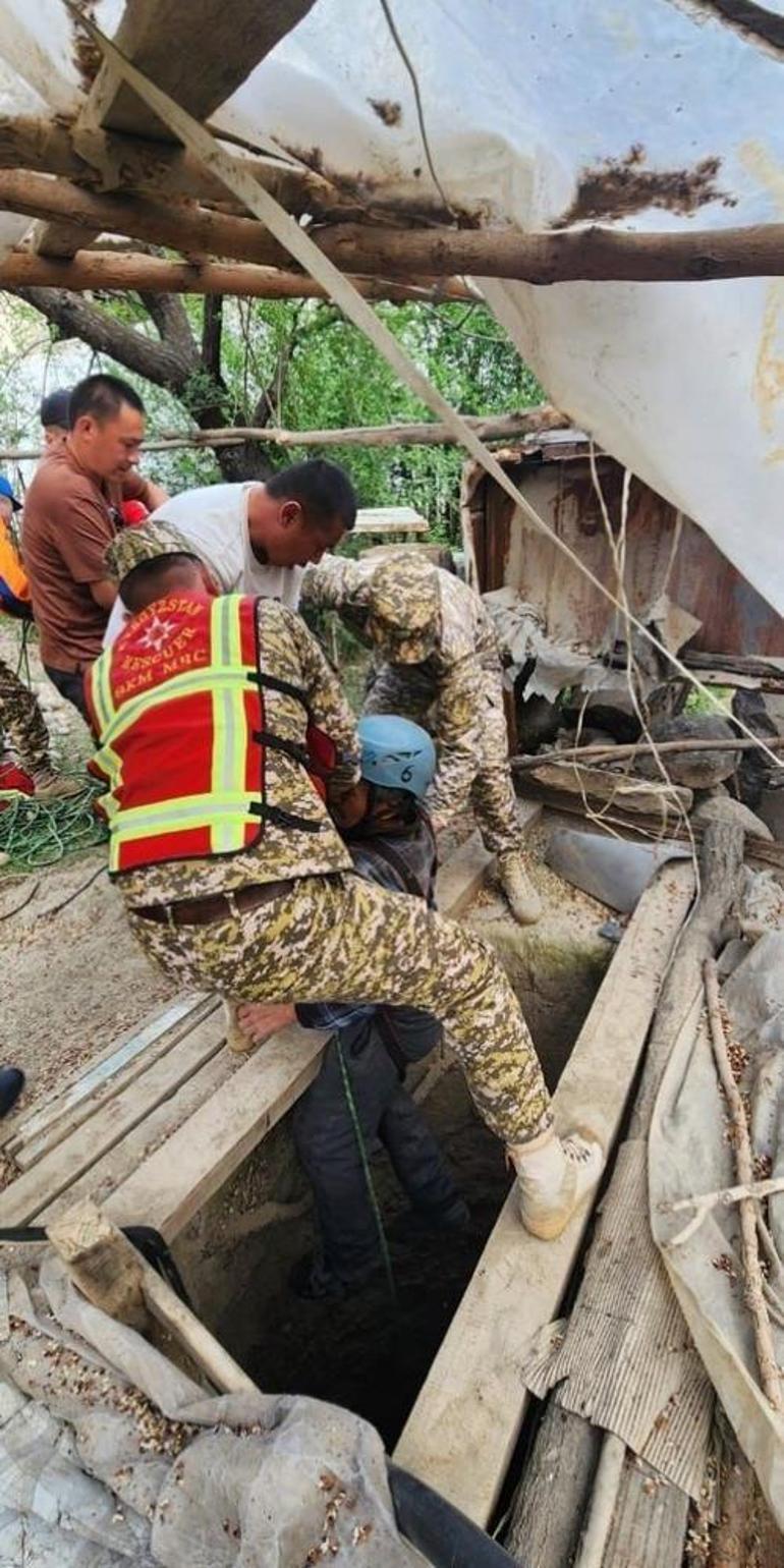 65 yaşındaki adam 18 metre derinliğindeki kuyuda 16 gün mahsur kaldı