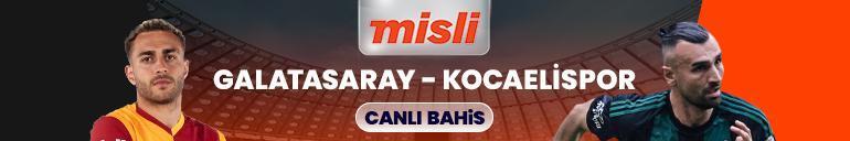 Galatasaray, Kocaelisporu konuk ediyor Maçın heyecanı Mislide