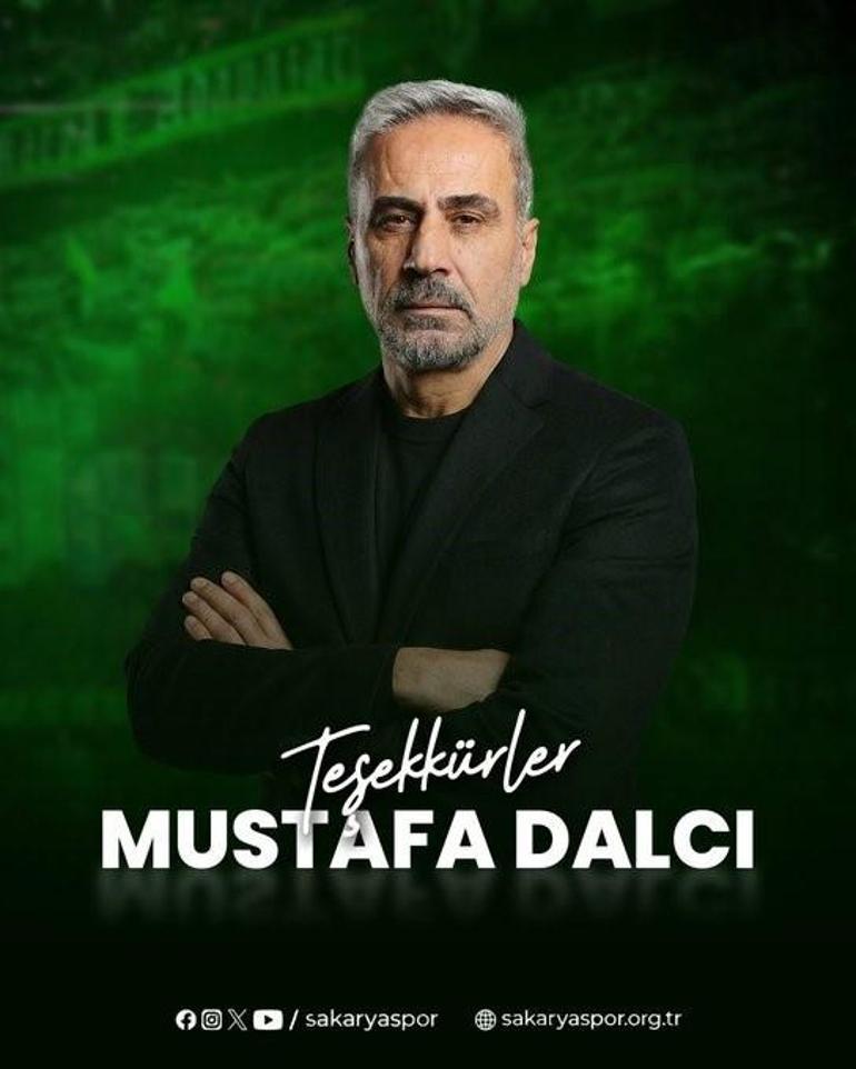 2. Lige düşmesi kesinleşen Sakaryasporda Teknik Direktör Mustafa Dalcı ile yollar ayrıldı