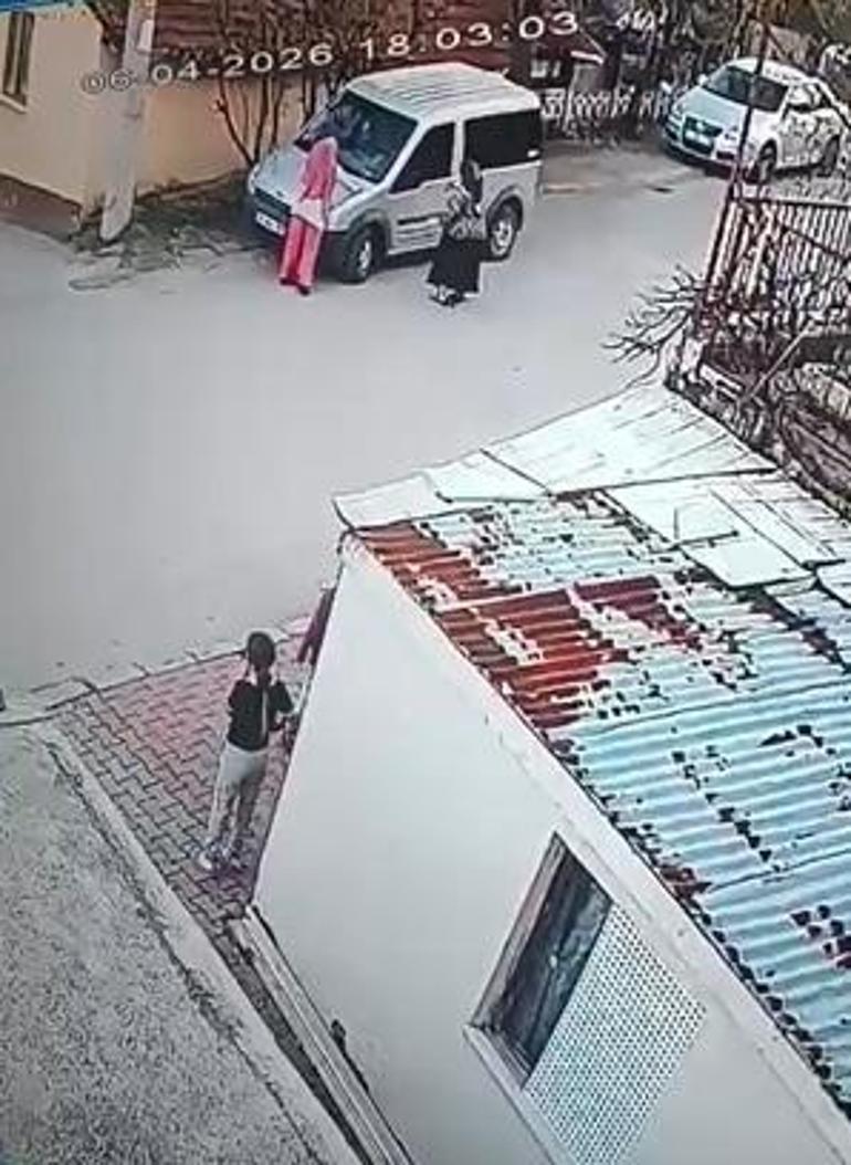 Boluda tartıştığı eşine aracıyla çarpıp ayaklarını ezdi; o anlar kamerada