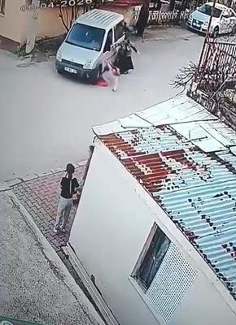 Boluda tartıştığı eşine aracıyla çarpıp ayaklarını ezdi; o anlar kamerada