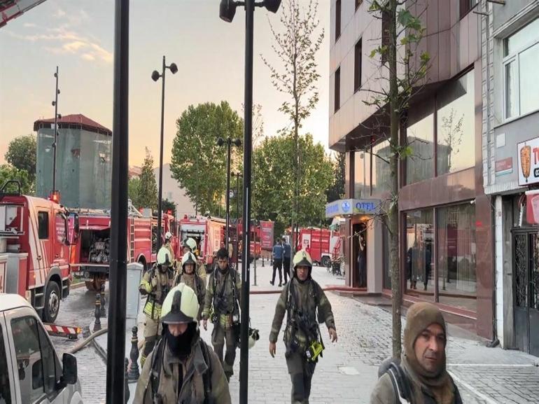 Topkapıda otel yangını: En üst katta çıktı, 1 kişi öldü
