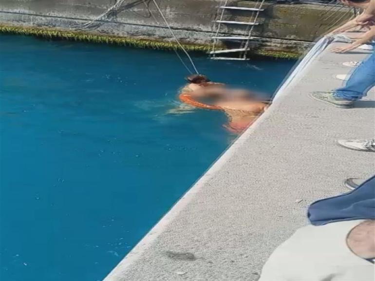 Sarıyerde denizde fenalaştı: Sahil güvenlik son anda kurtardı
