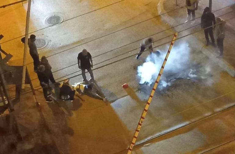 Sattığı helyum balonları yüksek gerilim hattına temas etti