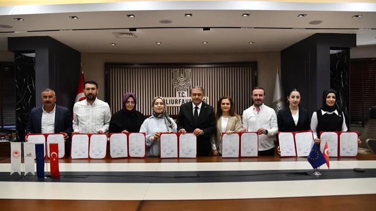 Şanlıurfada imzalar atıldı 67 milyon 700 bin TLlik destek müjdesi