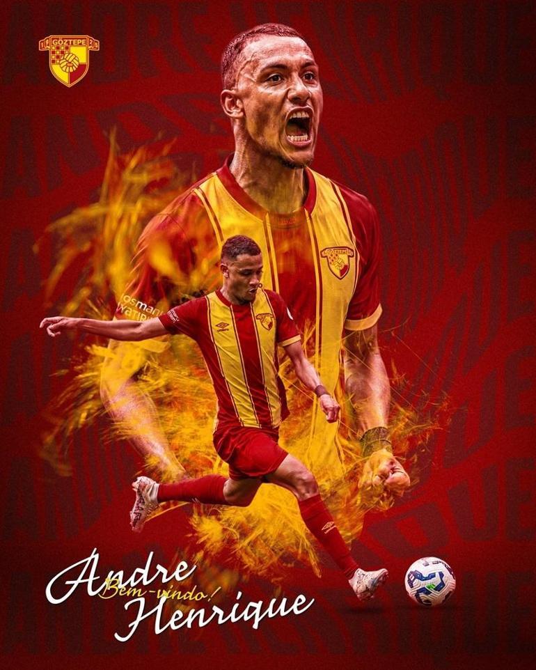 Göztepeye Brezilyalı golcü 2 milyon Euroya transfer bitti