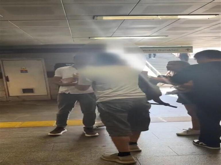 Şişlide metrobüste gizlice fotoğrafını çekti: Yakalanınca darp edildi