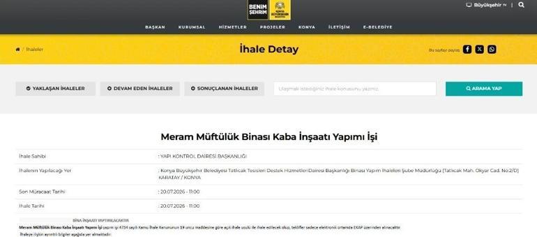 Konyada bu noktaya müftülük binası yapılacak: Mahalleli bu haberi bekliyordu