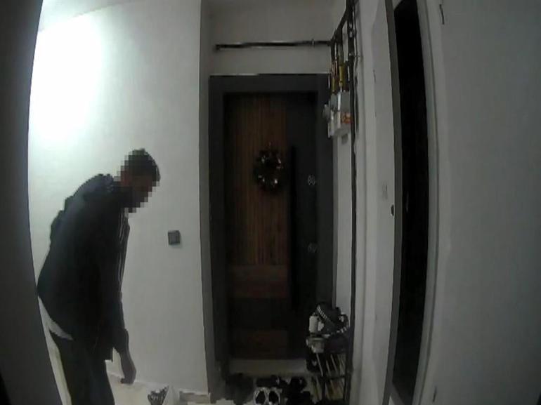 Başakşehirde apartmanı soydu: Katları tek tek dolaşıp ayakkabıları çaldı