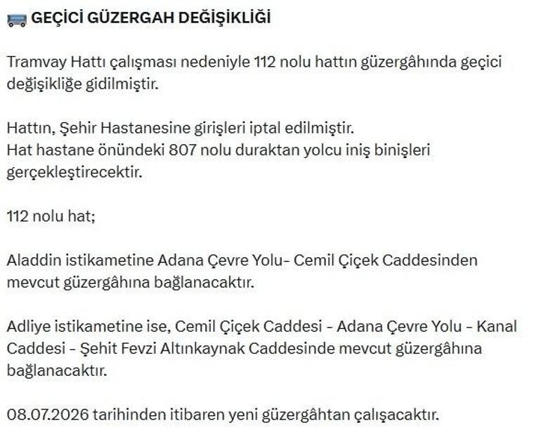 Konya’da bu otobüs hattını kullananlar dikkat Güzergah değişti