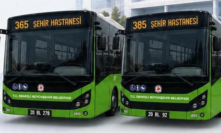 Denizlide şehir içi toplu ulaşıma 1 hat daha eklendi: 365 numaralı hattın güzergahı da yenilendi