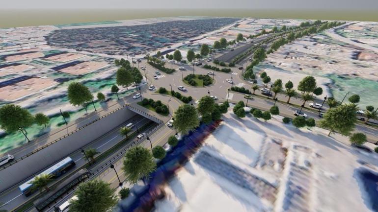 Trafik çilesini bitirecek dev proje İlk kazma vuruldu