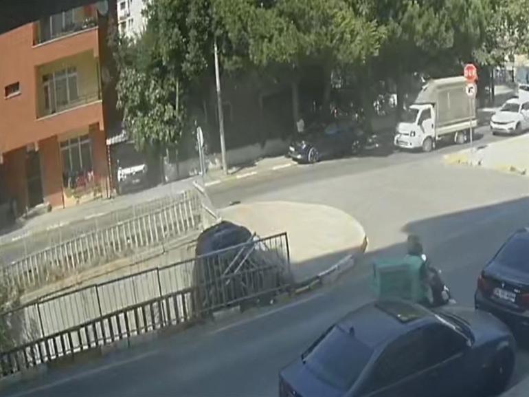 Pendikte hakimiyeti kaybedince dereye uçtu