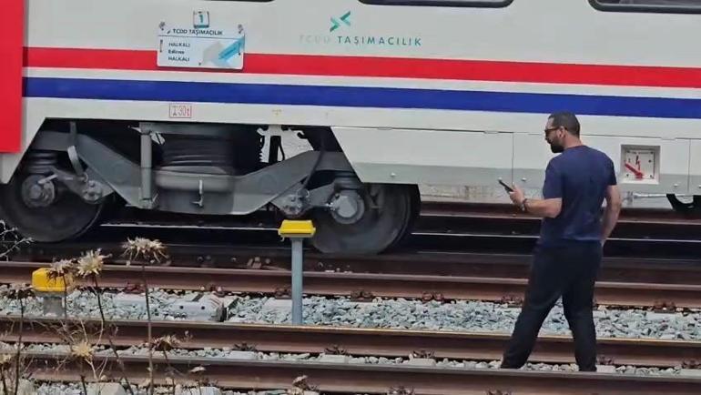 Edirne-İstanbul seferini yapan yolcu treni raydan çıktı