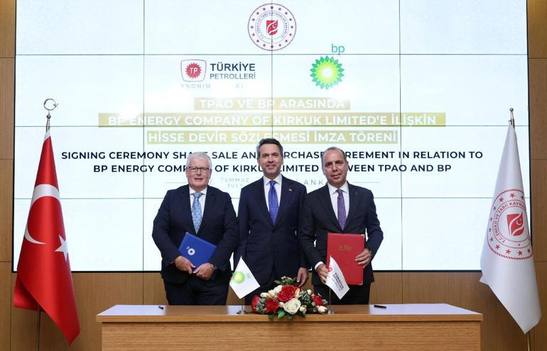 TPAO, BPnin Kerkük merkezli şirketinin yüzde 15 hissesini satın aldı