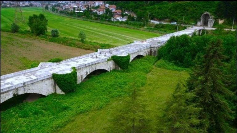 Kocaelinin yanı başındaki 1466 yıllık köprü yeniden açılıyor