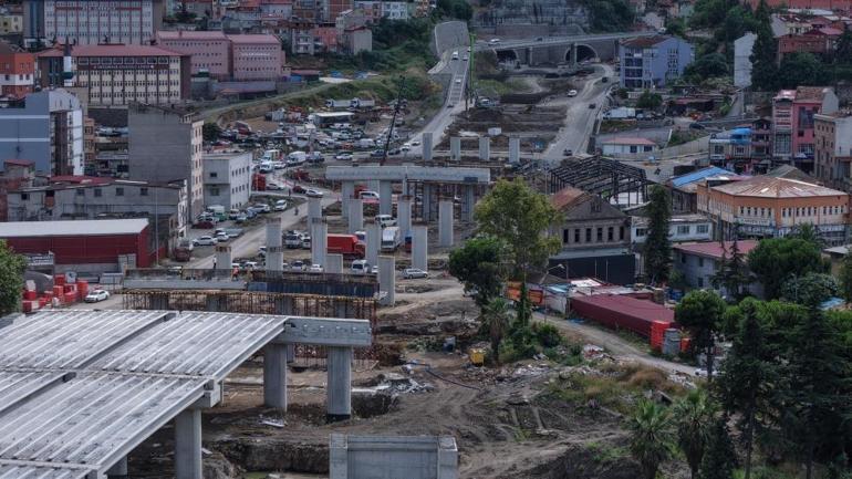 Trabzonda silüeti göründü: Proje yükselmeye başladı
