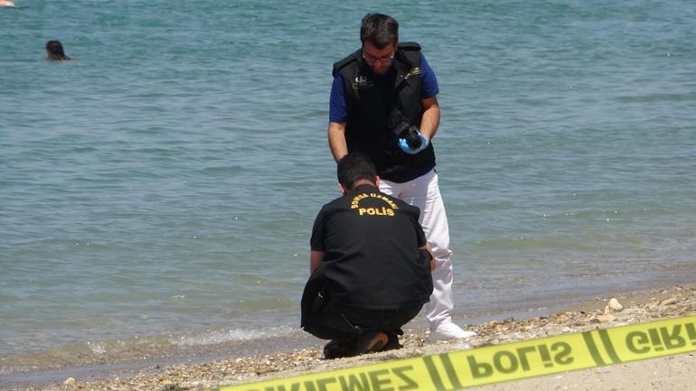 Denize giren vatandaşlar fark etti Çanakkale Savaşlarından kaldı