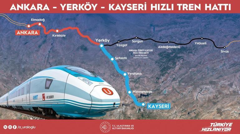 Kayseriden başlıyor Müjde verildi: 7 saatlik yol 1 saat 45 dakikaya düşecek
