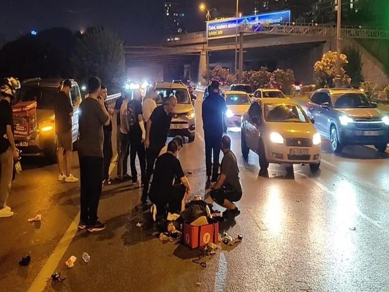 Bağcılarda motosikletli dehşeti: Kontrolden çıktı 2 yaralı