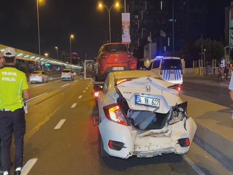 Bahçelievlerde zincirleme kaza: 3 yaralı