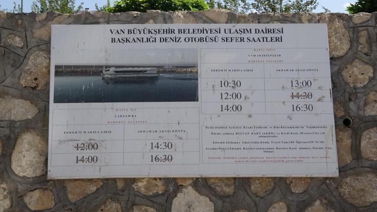 Yaz geldi geçti Van Büyükşehir Belediyesinin deniz otobüsleri bu yaz da çalışmadı