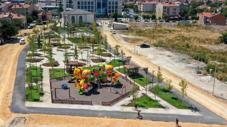 Konya’da yeşil dönüşüm başladı 74 bin metrekarelik alan parka dönüşüyor