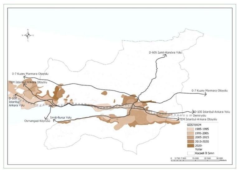 İzmitin merkezi değişiyor İmar Planı ortaya çıktı