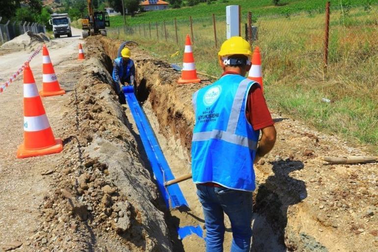Denizli Acıpayamda 32,7 milyonluk altyapı yatırımı: Karaismailler Mahallesine 11,8 kilometrelik yeni içme suyu hattı
