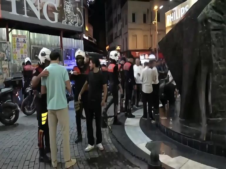 Beşiktaşta huzur gecesi: 35 polis katıldı, binlerce lira ceza kesildi
