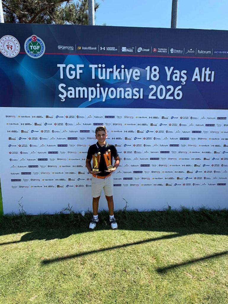 Türkiye 18 Yaş Altı Golf Şampiyonası’nda Kaan Albayrak iki birincilik elde etti