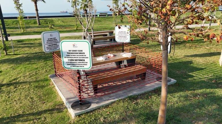 Hatayda sahilde çekirdek keyfinin bedeli 8 bin 687 TL