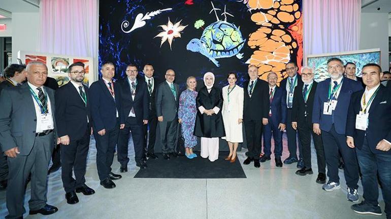 Emine Erdoğandan New Yorkta önemli mesajlar İklim ve çocukların güvenliği için ortak mücadele çağrısı