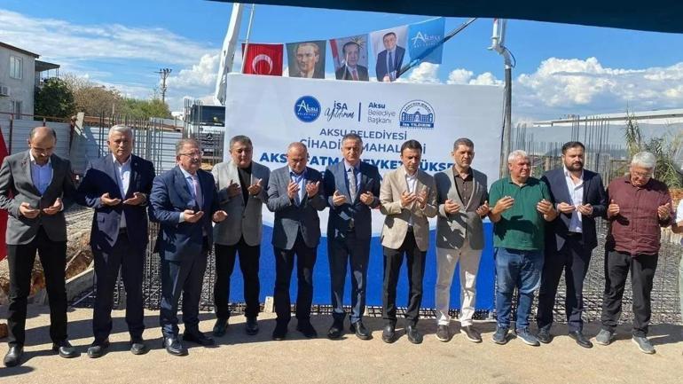 20 bin kişi için temel atıldı: Antalyada 504 metrekareye kuruluyor