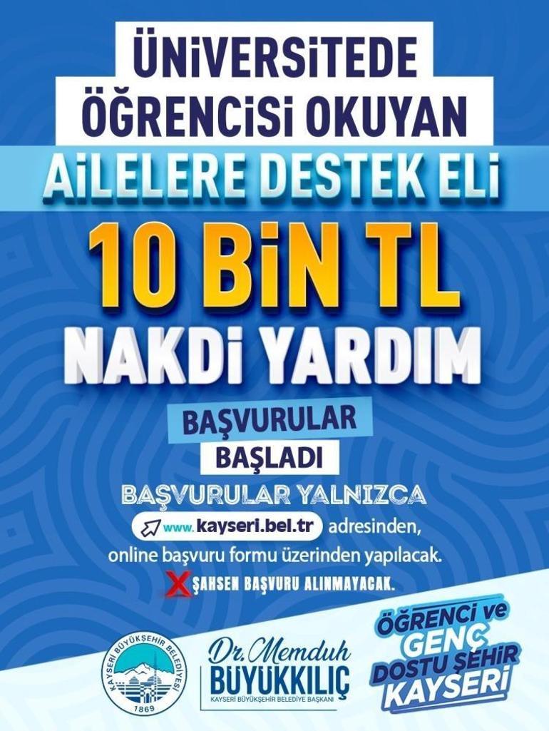 Üniversite öğrencisi olan hanelere 10 bin TL destek başladı: Başvurular devam ediyor