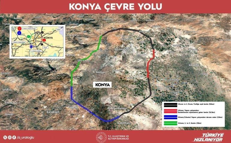 Konyalılara güzel haber Yeni yol ile 40 dakika kısalacak
