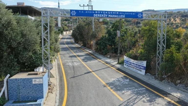 Dereköy’de ulaşım konforunu artıracak çalışma tamamlandı