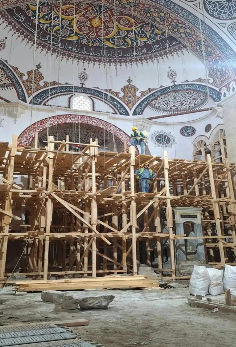 13. yüzyılda yapıldı, 10 yıldır restore ediliyor: Konyadaki tarihi caminin son hali