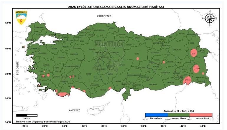 Sıcaklık Analiz Raporu yayımlandı 56 yılın en sıcak 13’üncü eylül ayı yaşandı