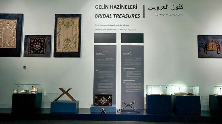Osmanlı ve Anadolu’nun gelin hazineleri Abu Dabide 236 eser görücüye çıktı